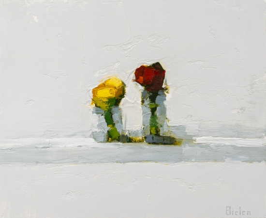 oil on paper, 7.325" x 9.125"