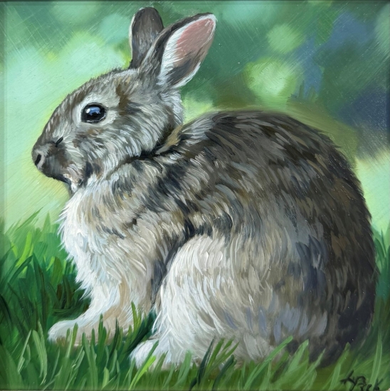 oil on panel, 6" x 6"